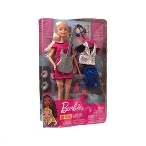 New Barbie You Can Be Anything Guitar Player Rock Star Musician